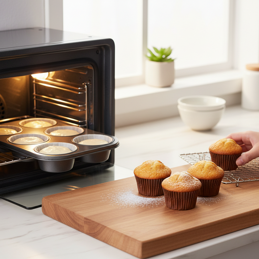 Dark Brown Cupcake Liners, 50 Pack | Greaseproof Muffin Cups Kemu |Fashion Home Kitchen Beauty