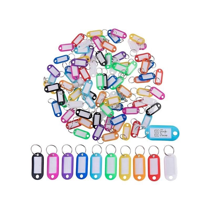 Key Tags/Key Panels, Heavy Duty Weatherproof, Labels, 100 Pieces Kemu |Fashion Home Kitchen Beauty