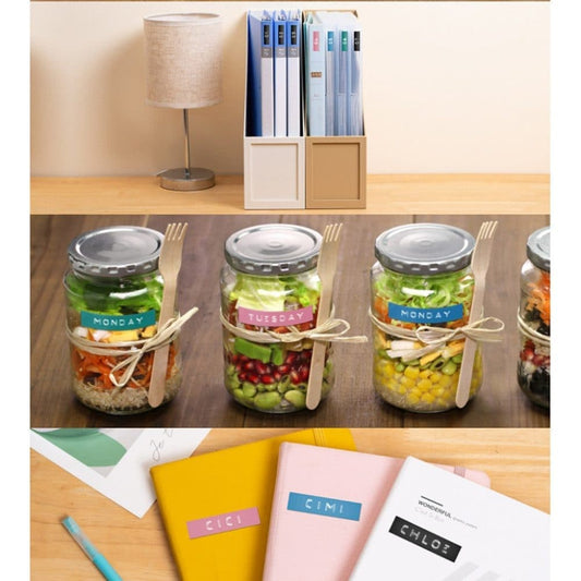 3 rolls of label tape, portable 3D label printer for home, easy to use, Blue Kemu |Fashion Home Kitchen Beauty