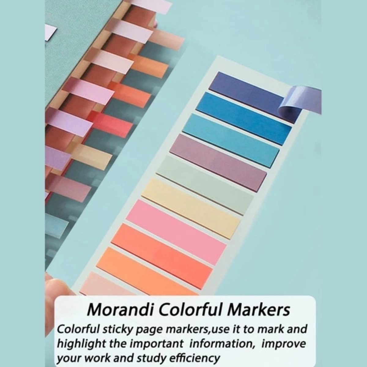 Color index stickers 2000-piece 1.6×0.5 inch – PET, page markers Kemu |Fashion Home Kitchen Beauty