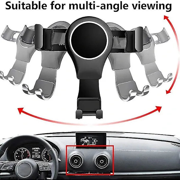 Replacement for - A3 8v S3 2014-2019 Mobile Phone Holder Mobile Mount Car Mount Accessories Black, Made of Aluminum Kemu |Fashion Home Kitchen Beauty