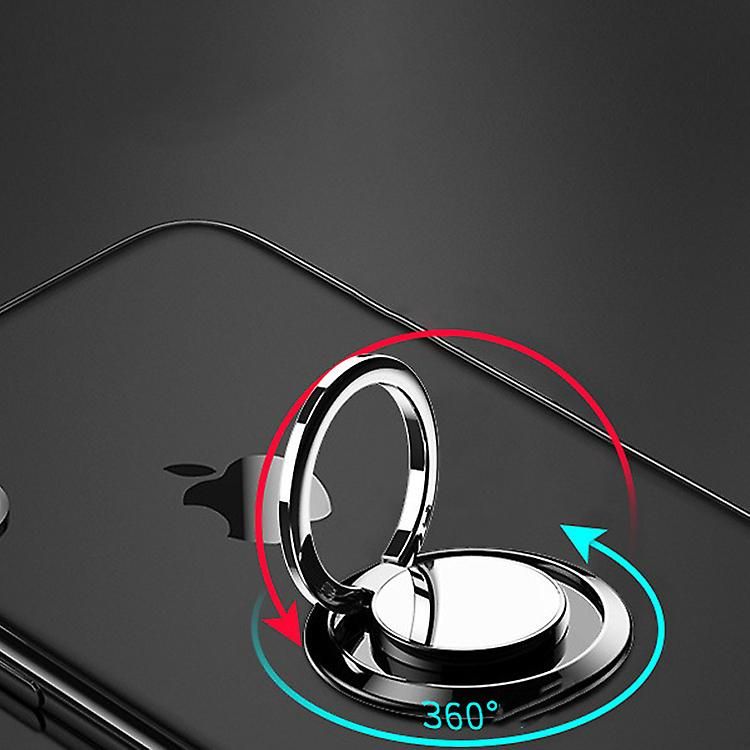 Replacement 360° Rotatable Finger Ring Mobile Phone Holder Stand Grip For Universal Magnetic Car Holder Phone Back Sticker Pad Mount Sticker | | Red Kemu |Fashion Home Kitchen Beauty