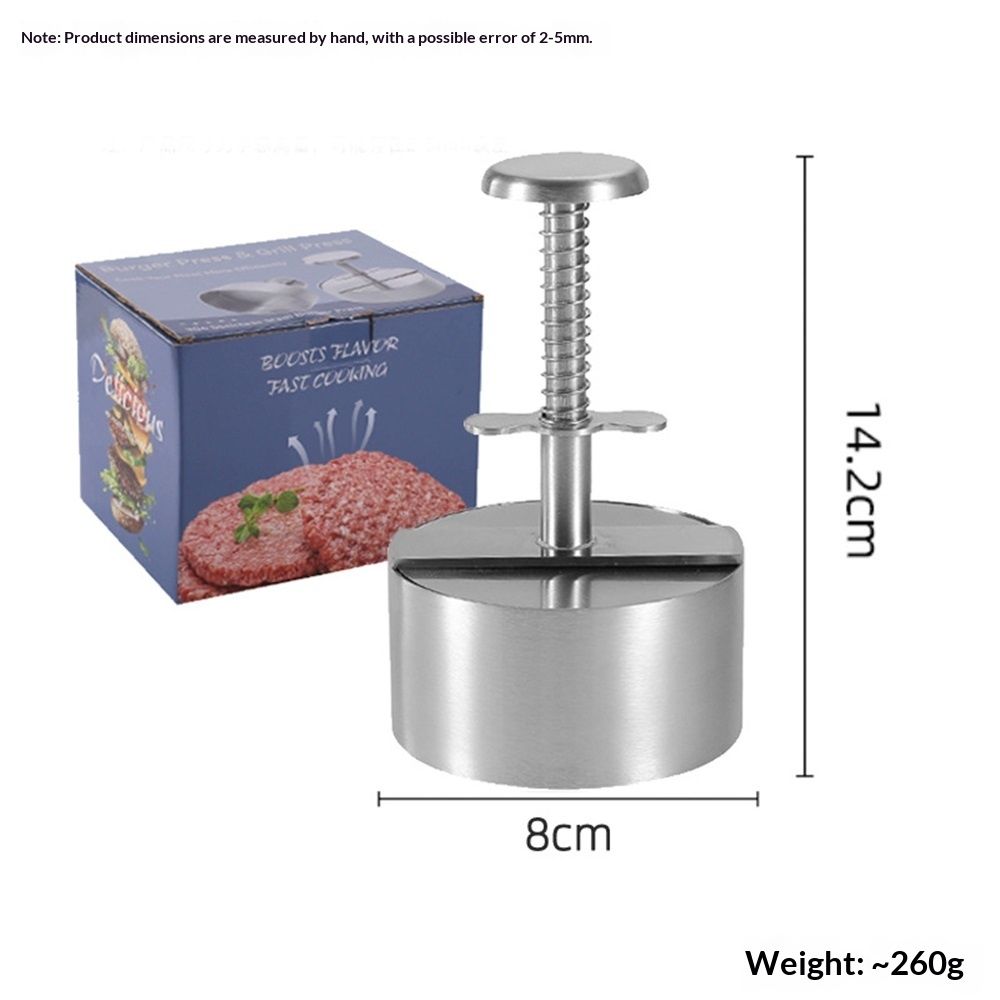 Patty Maker with Non-Stick Mold & Spring Button, Easy Use for Beef, BBQ, Cooking and Homemade Hamburger, Dishwasher Safe(Small size) Kemu |Fashion Home Kitchen Beauty