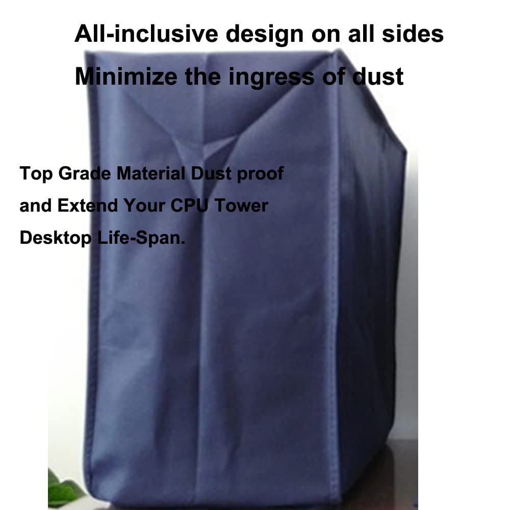 3 Pieces Computer Dust Cover Monitor + Keyboard+ Computer Host Pc Dust Proof Computer Covers Case Computer Dust Cover for Desktop Pc CPU Tower Protector (22'' Monitor Set Blue) Kemu |Fashion Home Kitchen Beauty