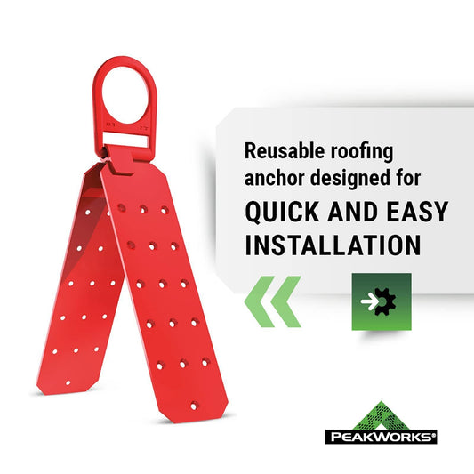 Temporary Roof Anchor Bracket - Stainless Steel Safety Roof Top Anchor Bracket for Roofing Work - Industrial, Construction, Roofing Fall Protection Kemu |Fashion Home Kitchen Beauty