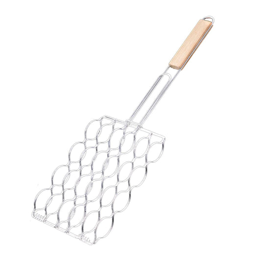 BBQ Grilling Accessories, Portable Barbecue Grilling Basket Corn on the Cob Grill Basket, for Grilling Outdoor Camping Cooking Fish Grilling Basket Tool Kemu |Fashion Home Kitchen Beauty