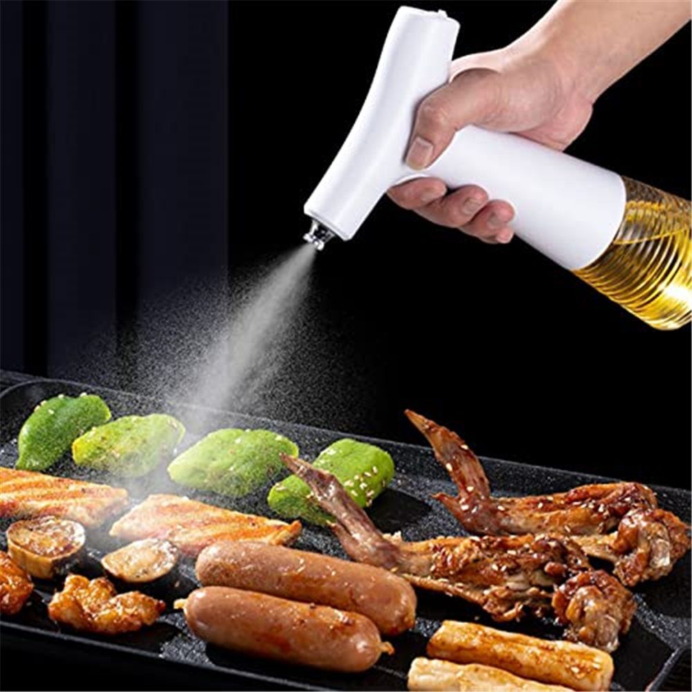 Electric Oil Sprayer for Cooking, 240ml Electric Oil Dispenser Automatic Cooking Oil Spray Bottle, Oil Vinegar Soy Sauce Dispenser for Cooking Baking Roasting Frying Kemu |Fashion Home Kitchen Beauty