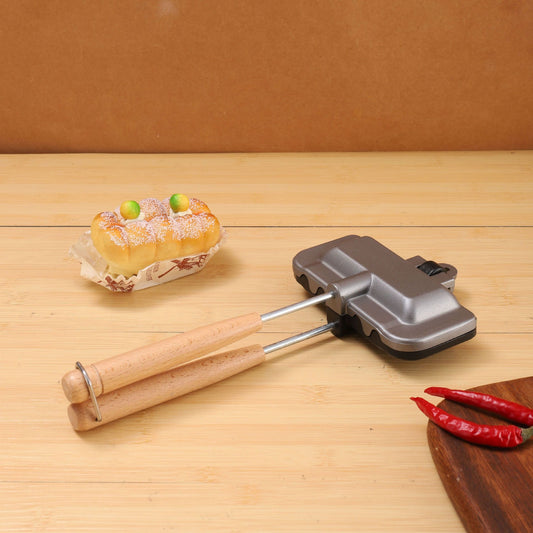 Hot Sandwich Maker, Hot Dog Toaster, Double-Sided Sandwich Baking Pan, Double Sided Frying Pan, Grilled Cheese Maker Nonstick Sandwich Maker Flip Grill Pan (two-color) Kemu |Fashion Home Kitchen Beauty
