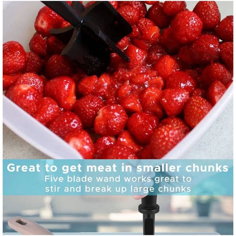 Meat Chopper, Hamburger Grinder, Premium Heat Resistant Smasher for Ground Beef, Burger Grinder Nylon Potato Mix Tool, Meat & Poultry Tenderizers-Black Kemu |Fashion Home Kitchen Beauty