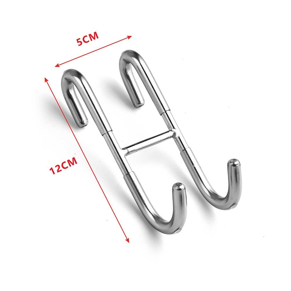 Over Shower Glass Door Hook, 2 Pack Silver 304 Stainless Steel Extended Shower Door Hooks, Bathroom Frameless Drilling-Free Hanger, Double Side Towel Hooks, for Bathing Suits, Kemu |Fashion Home Kitchen Beauty