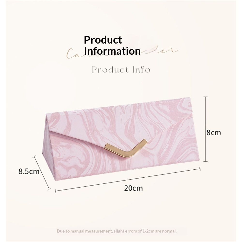 Travel Jewelry Case for Women Girls, Triangle Jewelry Box Organizer, Small Foldable Storage Holder for Necklaces Earrings Rings Bracelets(pink) Kemu |Fashion Home Kitchen Beauty