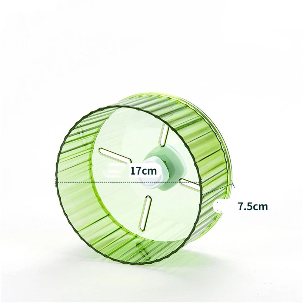 17cm Parrot Silent Running Wheel, Parrot Exercise Wheel, Birds, Parrots, Turtles, Hamsters, Small Animal Quiet Running Wheel (Green) Kemu |Fashion Home Kitchen Beauty