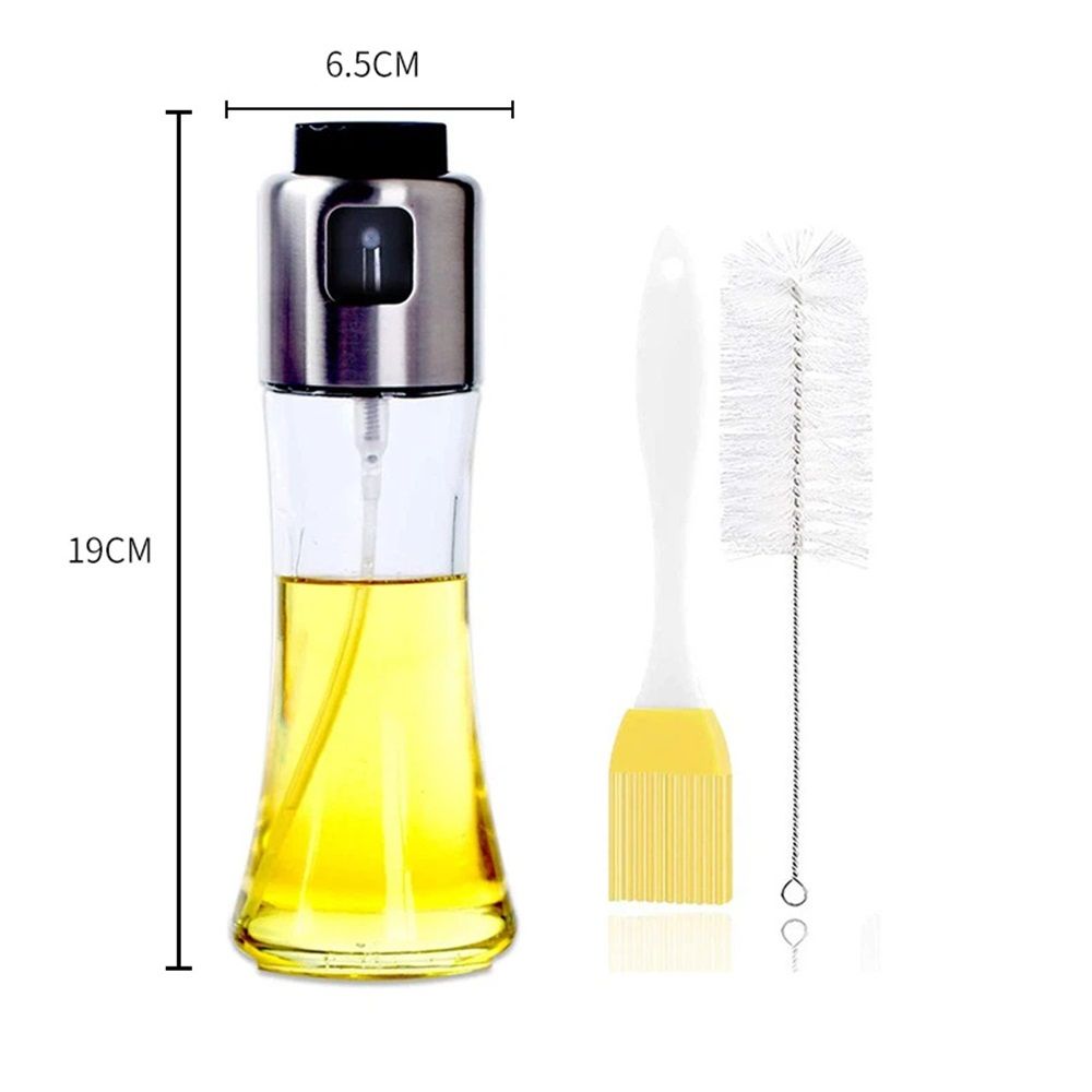 2 pack Oil Dispenser Bottle 180ml/6Oz Olive Oil Dispenser Sprayer for Cooking Air fryer BBQ Grilling Salad Baking Kitchen Gadgets Accessories Kemu |Fashion Home Kitchen Beauty