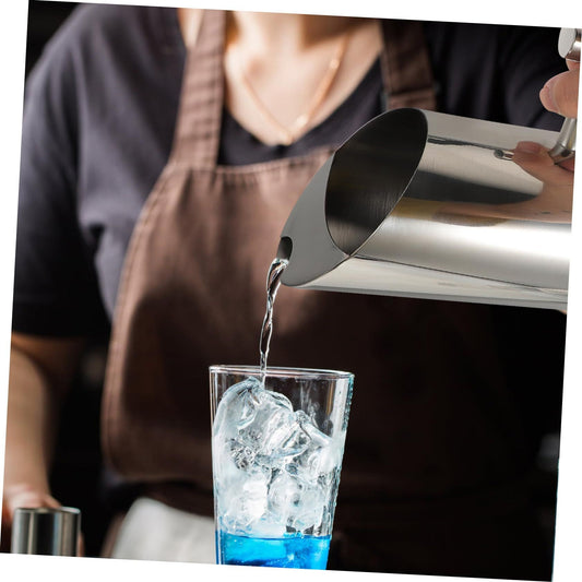 Stainless Steel Water Pitcher for Home and Bar Polished Metal Beverage Container for Cold Drinks Juice Tea and Cocktail Mixing Fridge Pitcher 1.0L Kemu |Fashion Home Kitchen Beauty