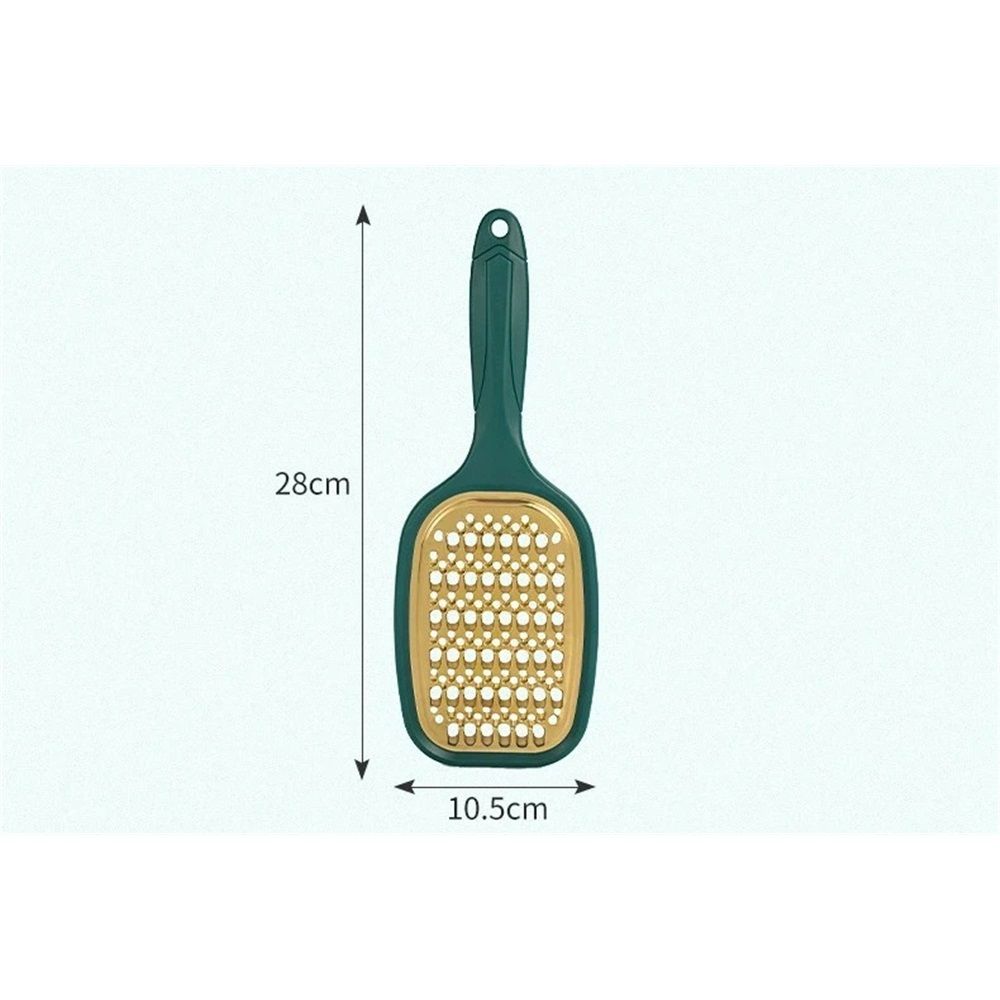2pcs Hand Grater, Compact Shredder with Ergonomic Handle, Ideal for Cheese and Vegetables, Stainless Steel, Great Gift for Home Chefs,Green Kemu |Fashion Home Kitchen Beauty