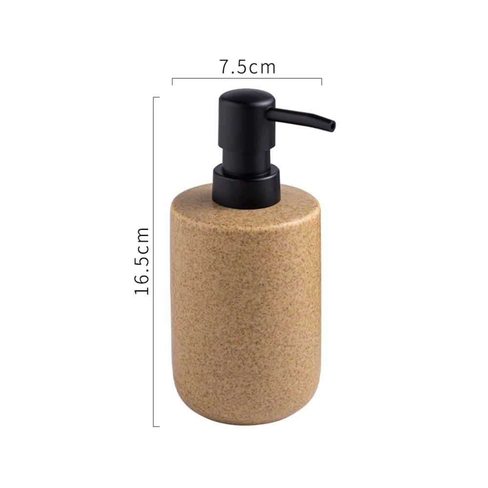 Liquid Soap Dispenser with Easy-to-Press Pump, 11.6 oz Refillable Hand Soap Dispenser with Extended Spout for Bathroom Kitchen Dish Lotion Kemu |Fashion Home Kitchen Beauty