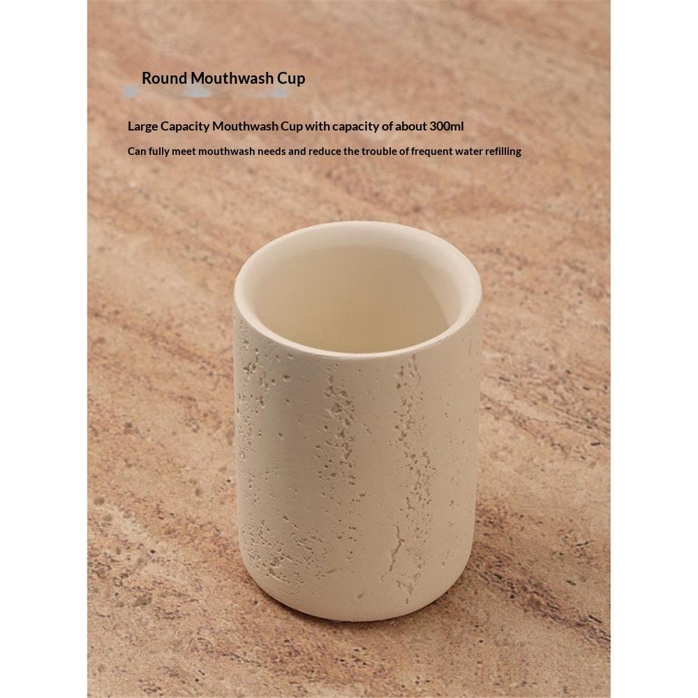 Small toothbrush holder for bathroom countertop, bohemian farmhouse style, multifunctional organizer, rust resistant and durable Kemu |Fashion Home Kitchen Beauty