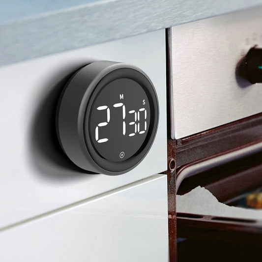 Digital Kitchen Timer, Magnetic Countdown Countup Timer with Large LED Display, Productivity Timers for Classroom Cooking Fitness(Battery not included) Kemu |Fashion Home Kitchen Beauty