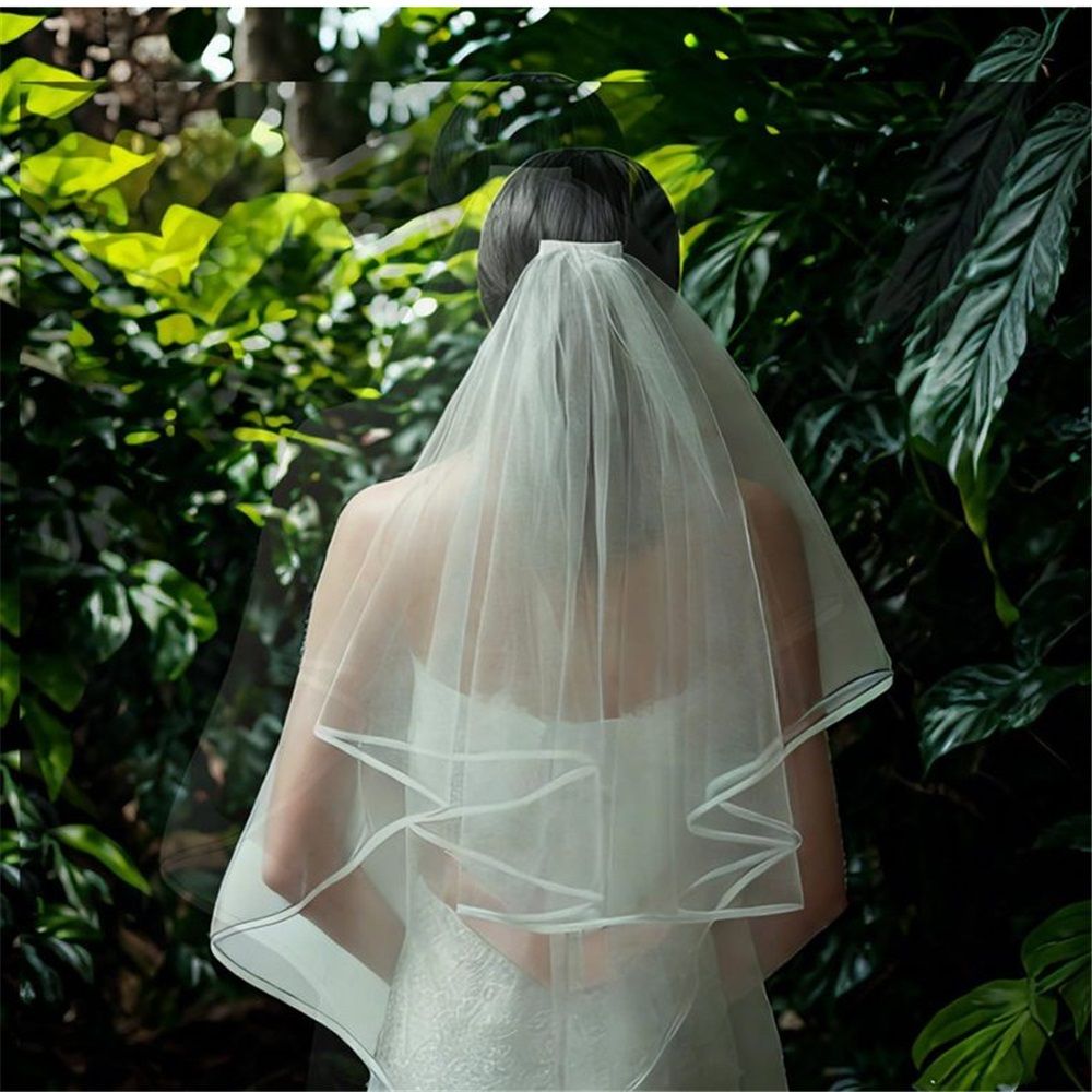 2 pack Wedding Veil,Bridal Veil,Veils for Women Wedding, White Bridal Veils with Comb,Tulle Veils for Brides Kemu |Fashion Home Kitchen Beauty