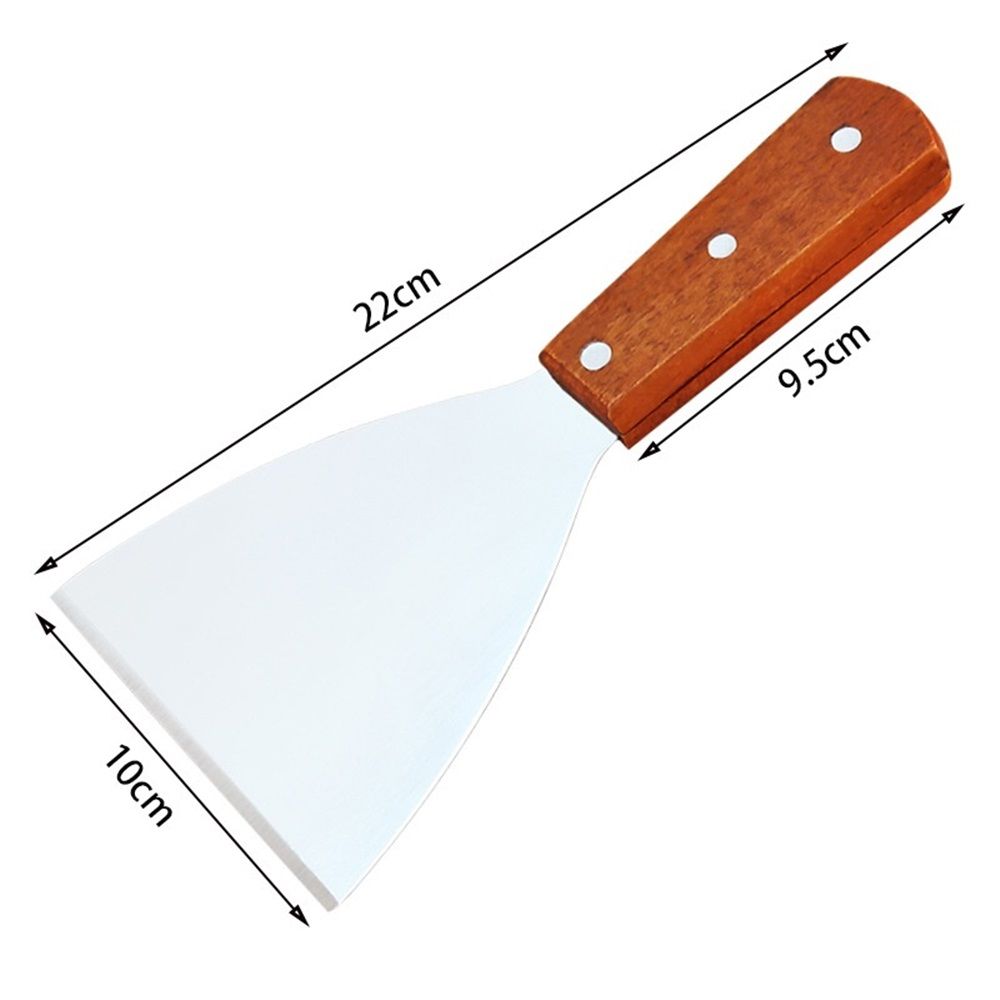 Grill Scraper, Griddle Scraper, Teppanyaki, Angle-Slanted Blade, Stainless Steel, Commercial Grade(big) Kemu |Fashion Home Kitchen Beauty