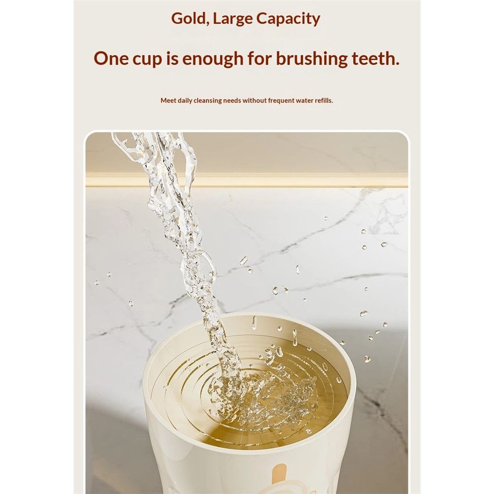 Wall-Mounted Toothbrush and Toothpaste Holder - Self-Draining Design, Easy Installation, Space-Saving, milky white (Single - One Normal Cup) Kemu |Fashion Home Kitchen Beauty