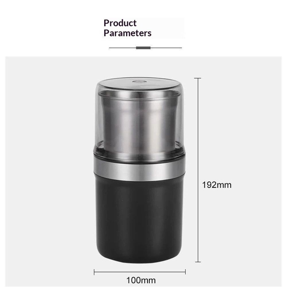 Electric Coffee Grinder and Spice Grinder with 1 Stainless Steel Blades Removable Bowls Juicer wall breaking machine(Black single cup) Kemu |Fashion Home Kitchen Beauty