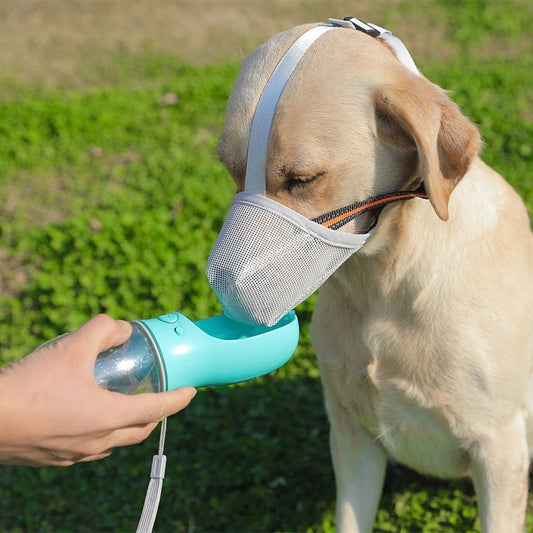 Grey Mesh Dog Muzzle XL 2pcs, Drinkable Kemu |Fashion Home Kitchen Beauty