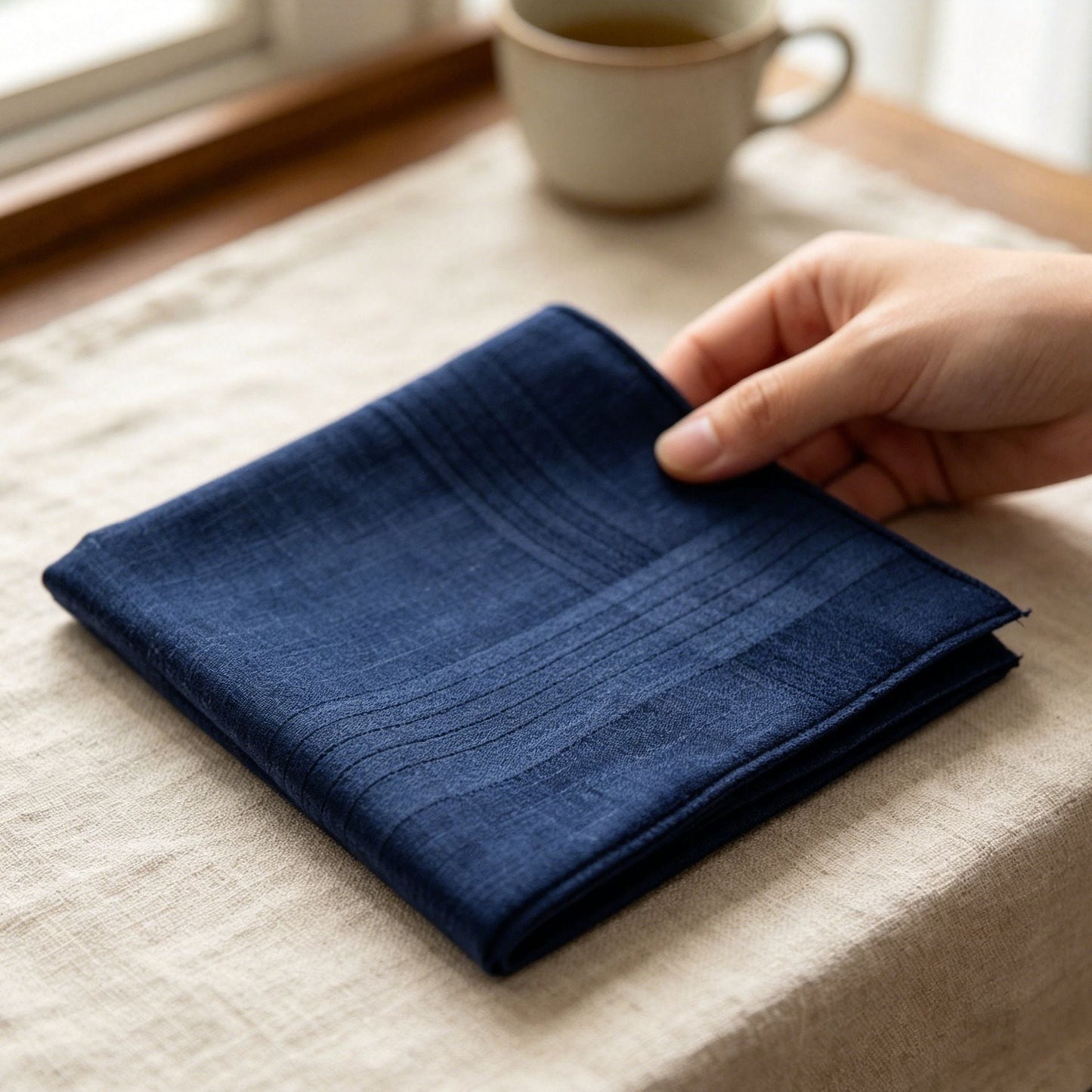 Solid Striped Men Suit Pocket Square Handkerchief 5pcs Kemu |Fashion Home Kitchen Beauty