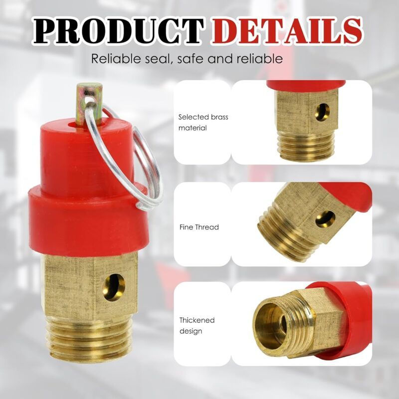 1 Pcs Soupape of Safety Cap Compresseur Valve of Pressure of Air Kemu |Fashion Home Kitchen Beauty