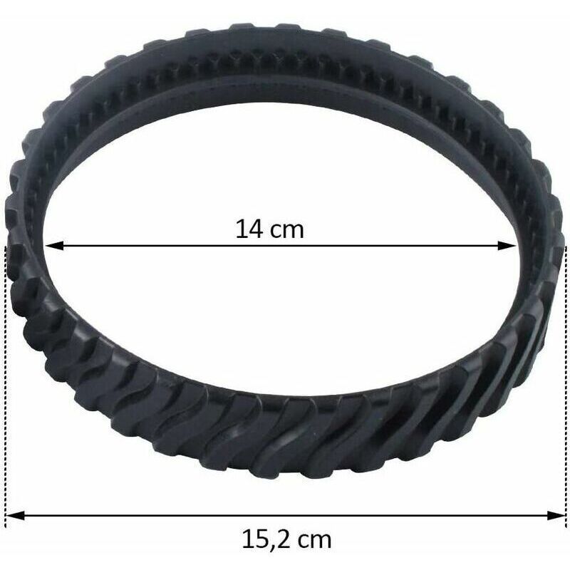 4 Replacement Tracks for Pool Cleaner Compatible with Zodiac Baracuda MX6 and MX8, Black Tire Track Wheel R0526100 Kemu |Fashion Home Kitchen Beauty