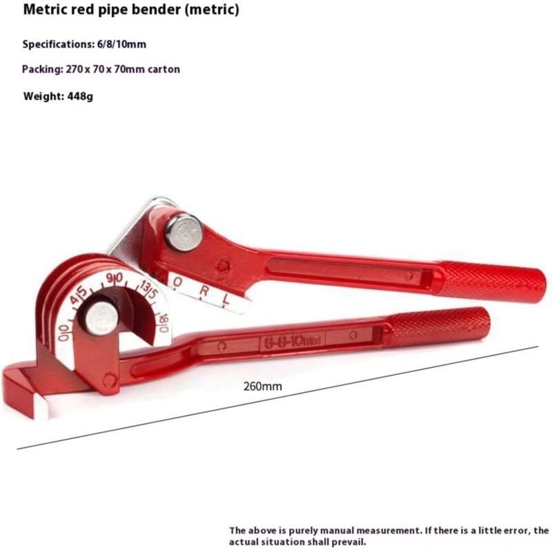 180, Slip Handle. One Degree Adjustable Pipe Bender for Plumbing and HVAC Applications. Non-Handed Tool for Bending Steel Tubing. Kemu |Fashion Home Kitchen Beauty