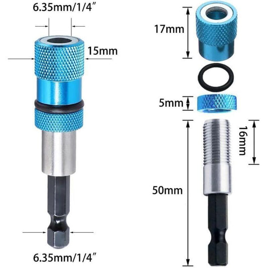 3 Pcs Quick Hex Shank Adjustable Screw Depth Change Magnetic Bits for Drywall for Cordless Screwdrivers and Hand Drills, 0.25 in Kemu |Fashion Home Kitchen Beauty