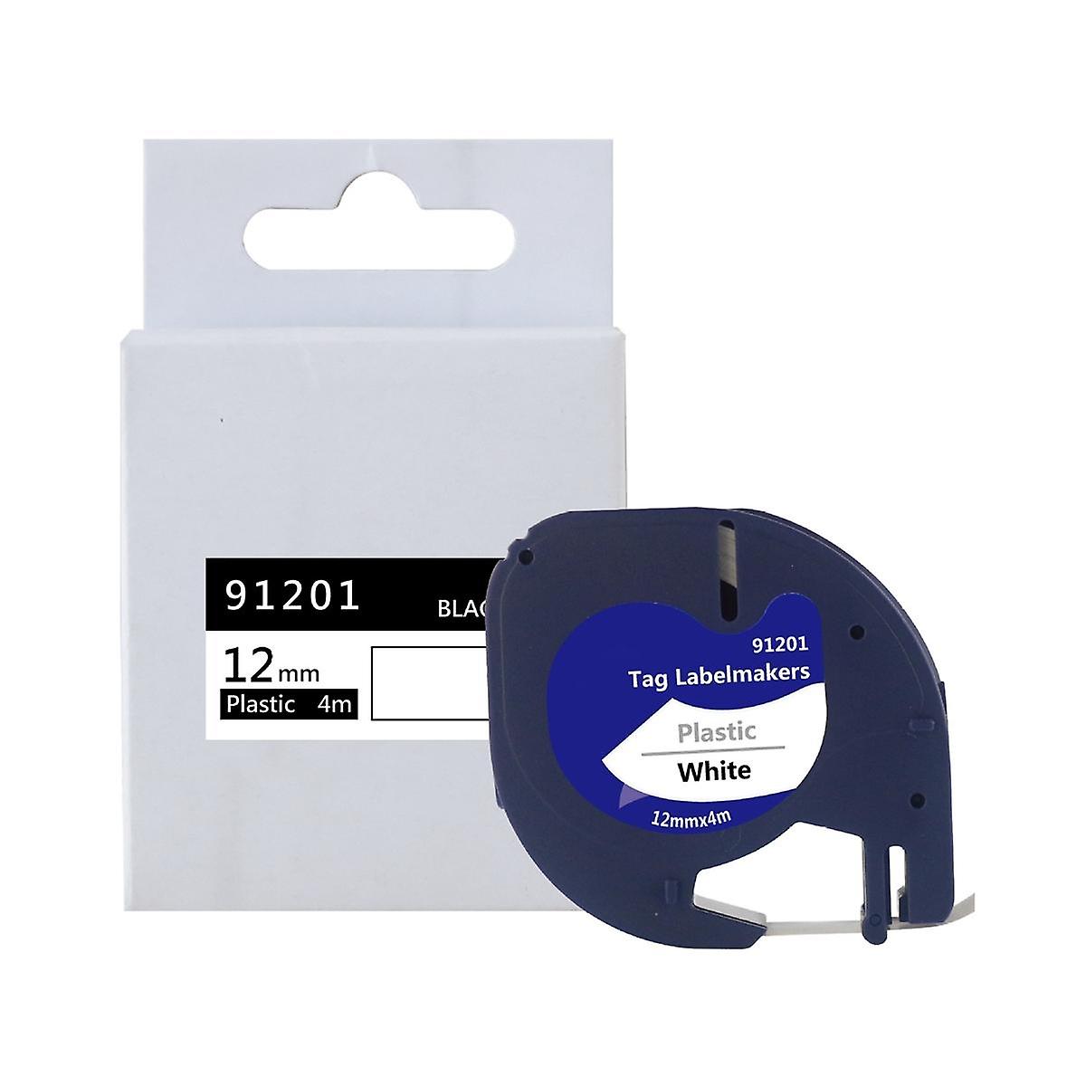 5-pack Label Tape Roll for Letratag Refill Plastic 91331, Compatible Label Tape Black on White 913 -ge Kemu |Fashion Home Kitchen Beauty