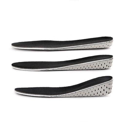 2cm Shoe Insoles for Height Increase, Black, 2cm