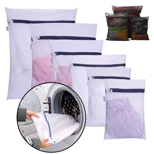 5pcs Laundry Bags for Efficient Sorting in Different Sizes, Black Kemu |Fashion Home Kitchen Beauty