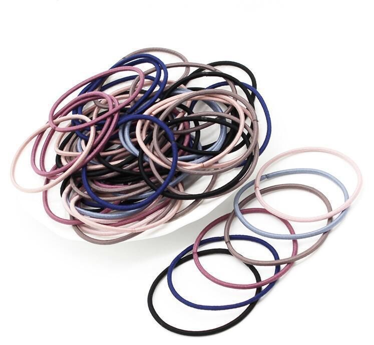 100pcs Hair Ties, MultiColor Hair Bands Kemu |Fashion Home Kitchen Beauty