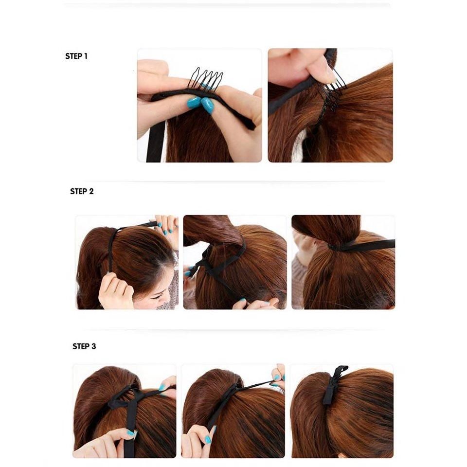 6-Piece Ponytail Hair Extension in Multiple Colors Kemu |Fashion Home Kitchen Beauty