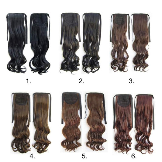 10 Inch Ponytail Hair Extension, Multiple Colors