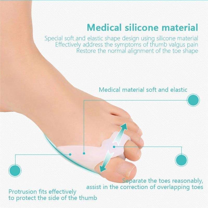 Hallux Valgus Toe Spreader Separators Support, 1 Pair Kemu |Fashion Home Kitchen Beauty