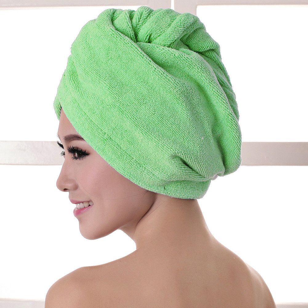 Microfiber hair towel turban dark blue Kemu |Fashion Home Kitchen Beauty