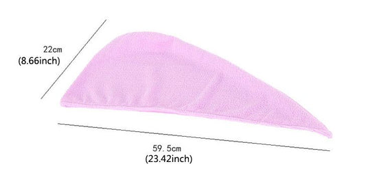 Microfiber Hair Turban Towel, Purple Kemu |Fashion Home Kitchen Beauty