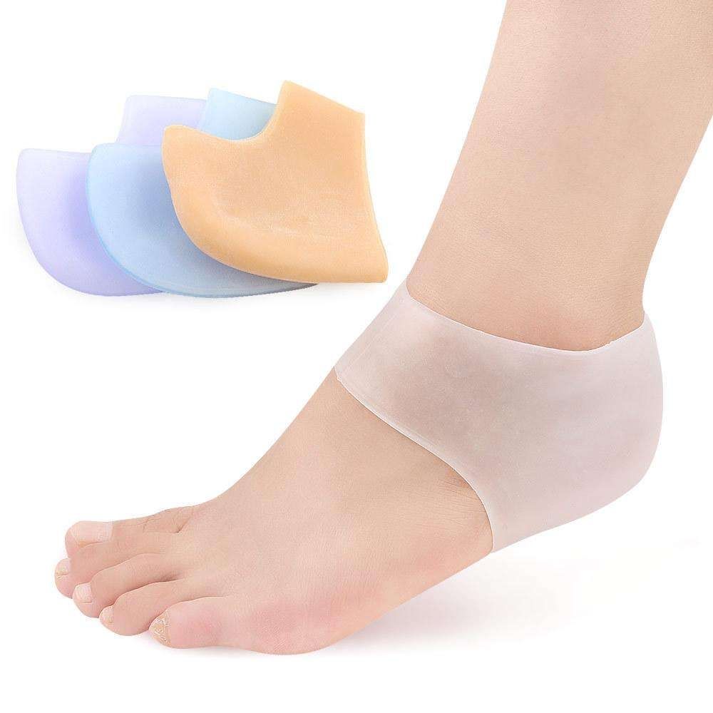2-pack Transparent Silicone Heel Protectors, Shoe Inserts Kemu |Fashion Home Kitchen Beauty