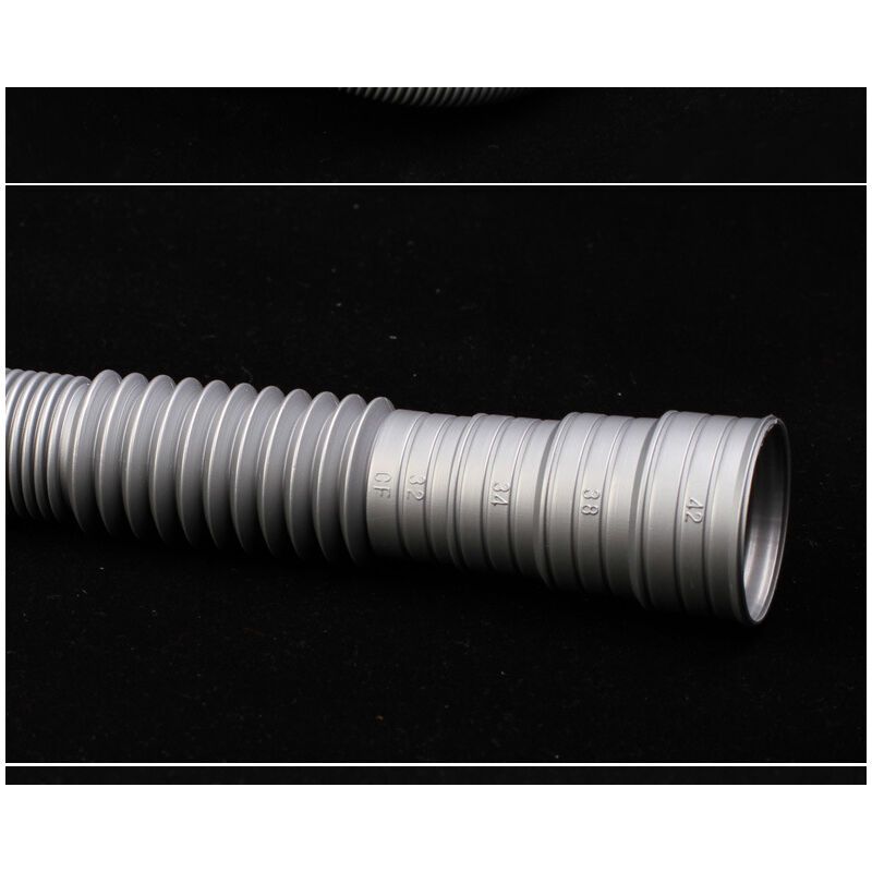 Corrugated Plastic Tube Washing Machine Drainage Extension Tube Gray, 2m Kemu |Fashion Home Kitchen Beauty