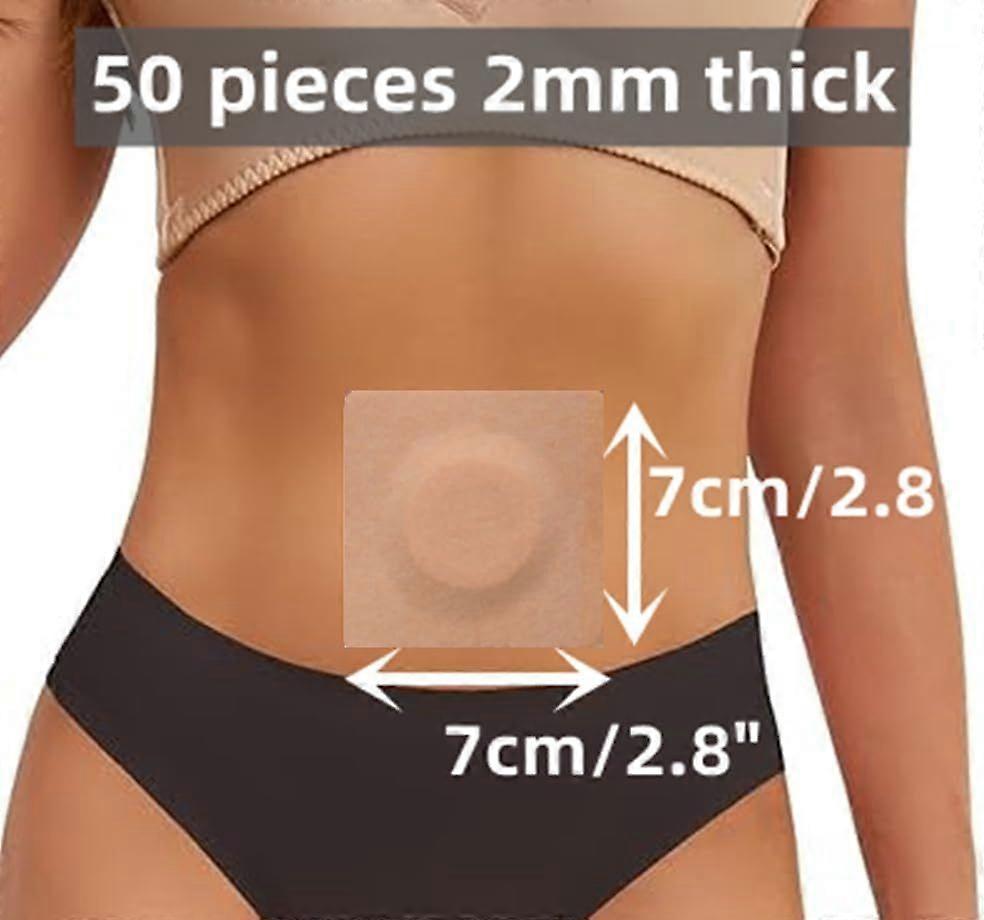50pcs Disposable Castor Oil Pack Wrap Belly Button(Oil Not Included) Kemu |Fashion Home Kitchen Beauty