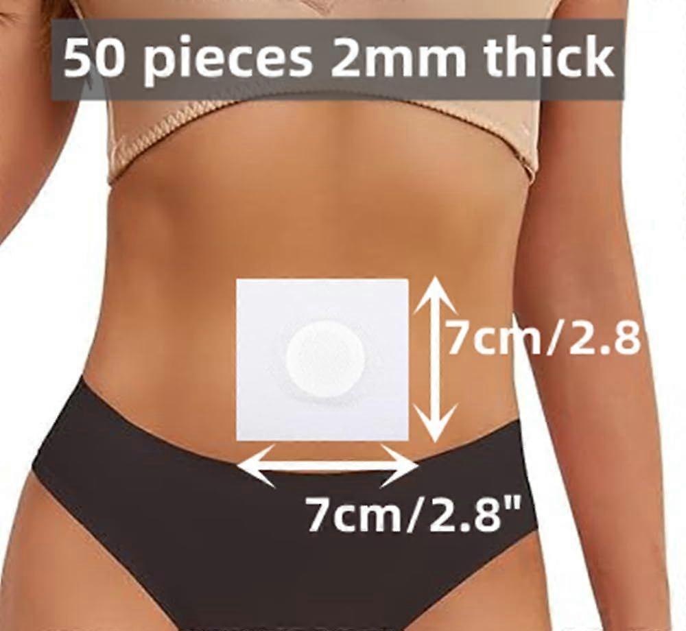 50pcs Disposable Castor Oil Pack Wrap Belly Button(Oil Not Included) Kemu |Fashion Home Kitchen Beauty