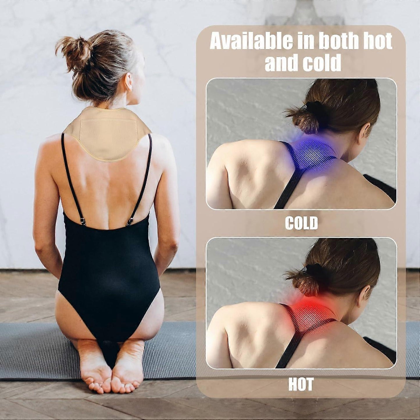 2Pcs Shoulder Castor Oil Pack, Organic Castor Oil Pack Castor Oil Pack Organic Castor Kemu |Fashion Home Kitchen Beauty