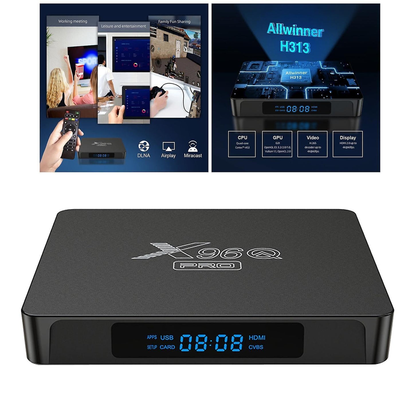 4K Ultra HD Dual-Band WiFi 3D Player OTA Upgrade (2G + 16G) Kemu |Fashion Home Kitchen Beauty