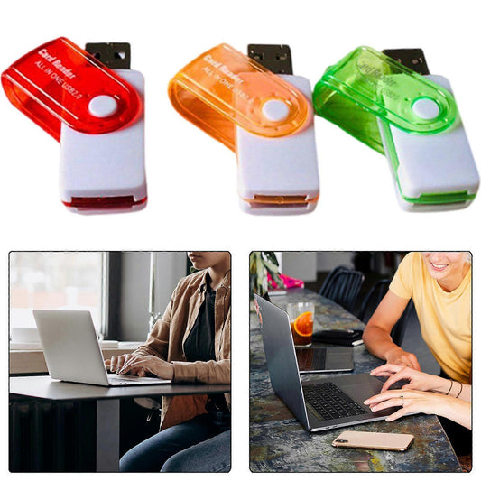 4-in-1 TF/MS Card Reader, USB Adapter for Phone and Computer Simultaneous Reading Kemu |Fashion Home Kitchen Beauty