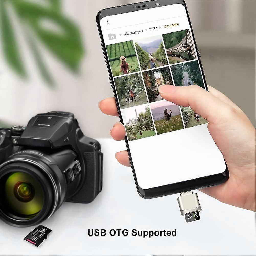 USB C to SD/TF Card Reader, Micro SD Memory Card Reader Adapter Kemu |Fashion Home Kitchen Beauty