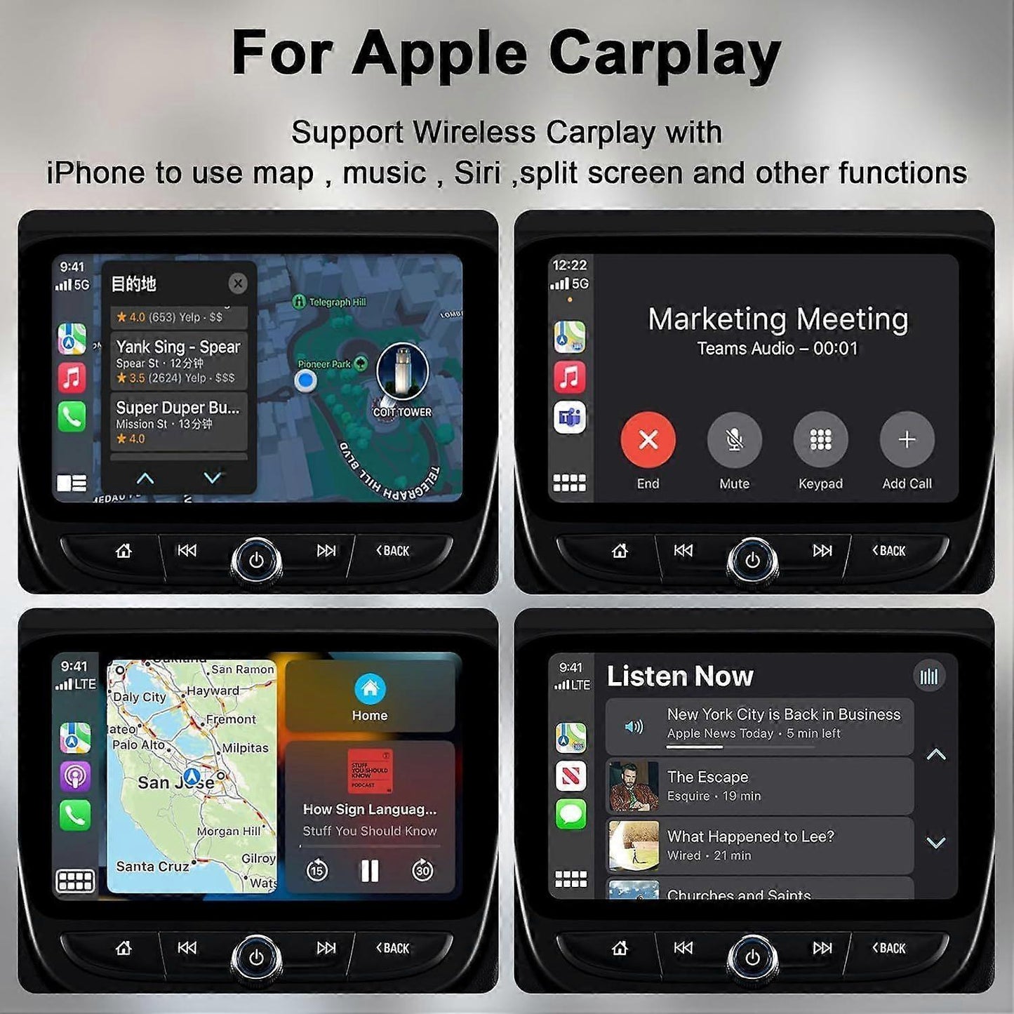 Wireless CarPlay Adapter, Converts Wired to Wireless for iPhone Kemu |Fashion Home Kitchen Beauty
